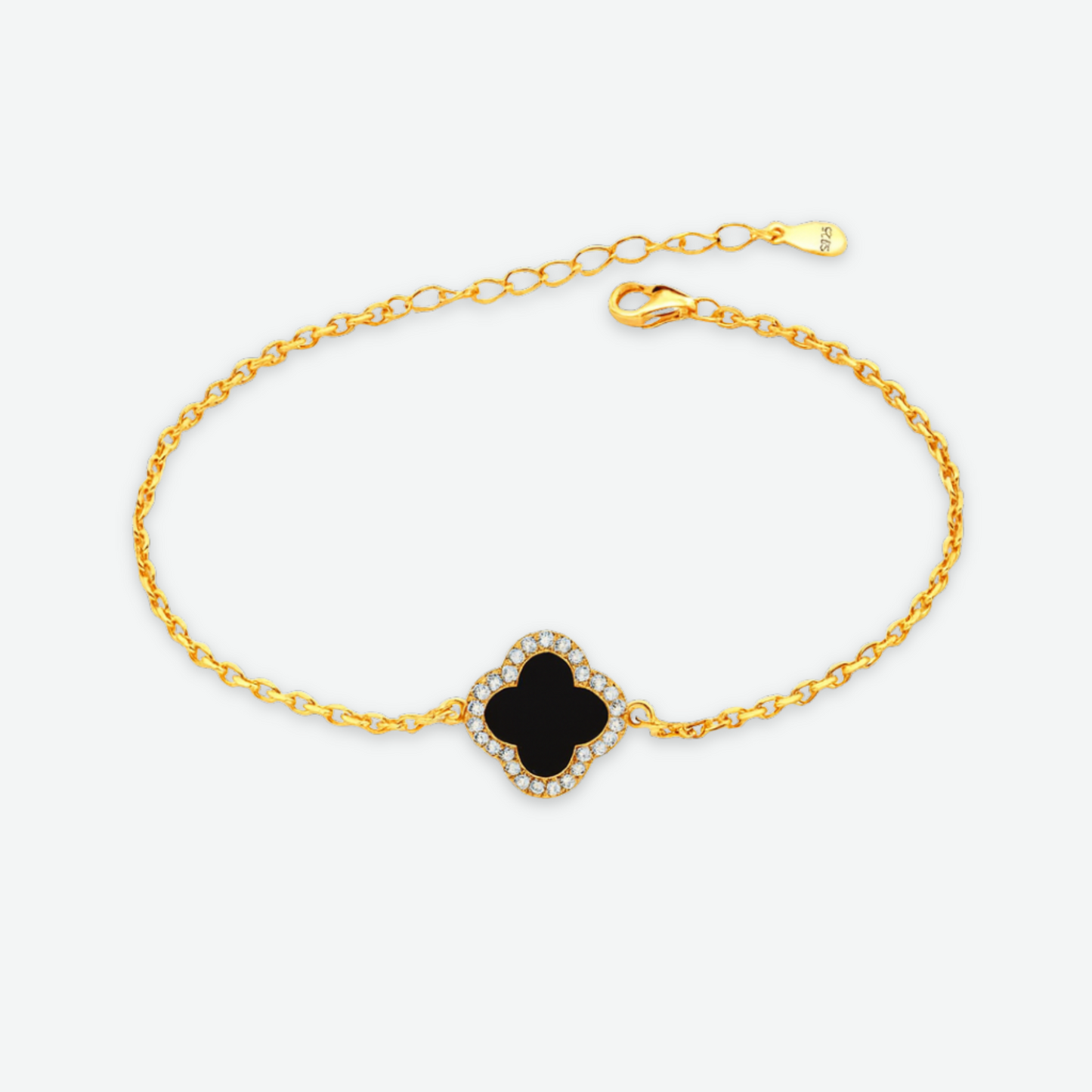 SINGLE TRINITY - DIAMOND BLACK BRACELET