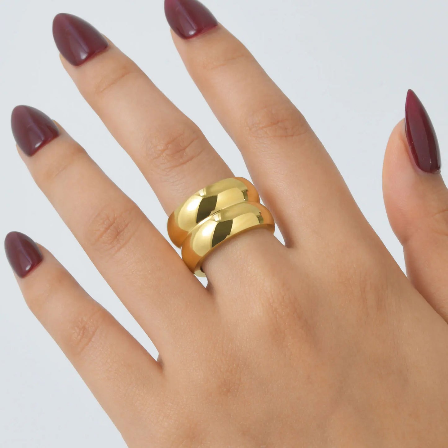 DOUBLE DOME RING