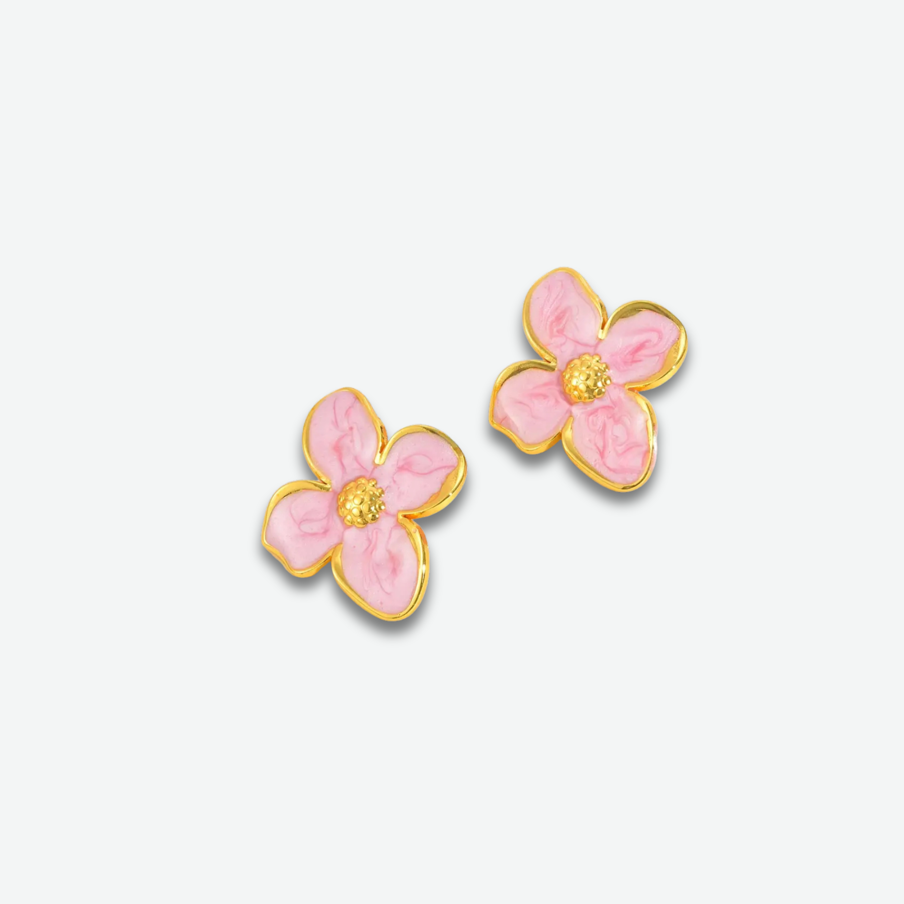 BLOSSOM PINK STUD EARRINGS