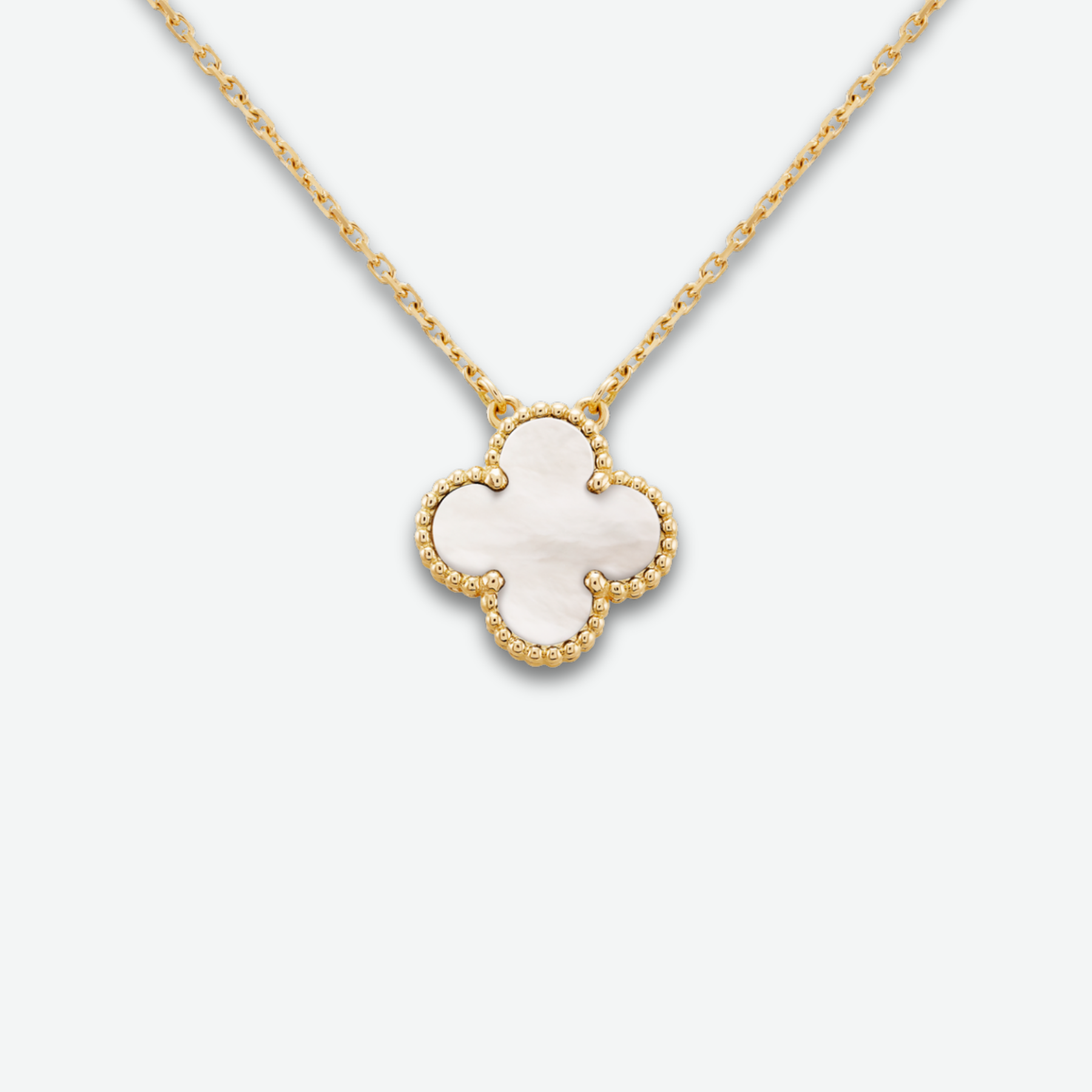 AMOUR GOLD / MOTHER OF PEARL NECKLACE