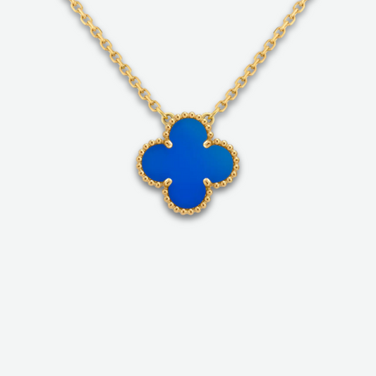 AMOUR GOLD / BLUE NECKLACE