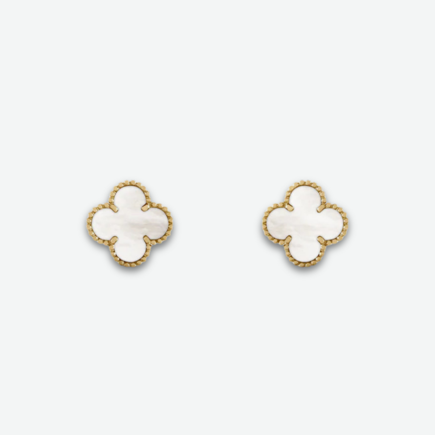 AMOUR STUD EARRINGS GOLD / MOTHER OF PEARL