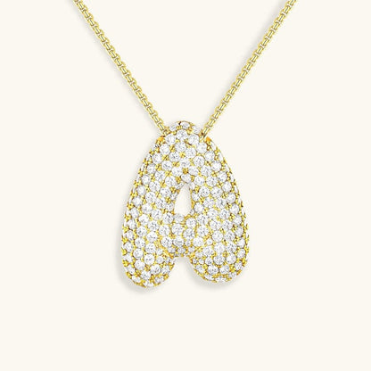 Hailey Bubble Initial Necklace (Bundle)