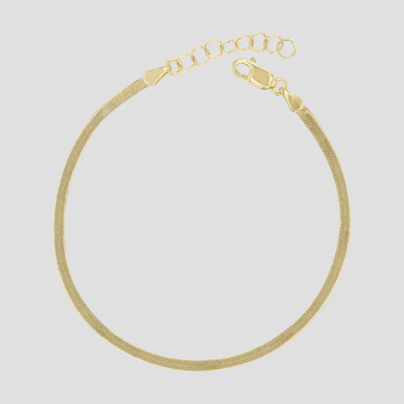 Angelica® Stainless Steel Herringbone Bracelet (Bundle)