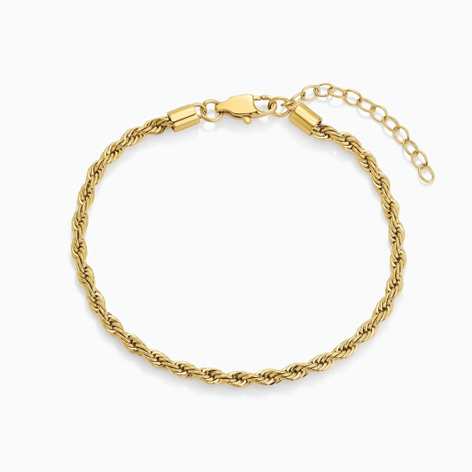 GOLD ROPE BRACELET