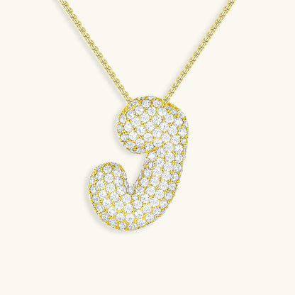 Hailey Bubble Initial Necklace (Bundle)