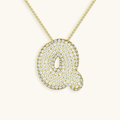 Hailey Bubble Initial Necklace (Bundle)