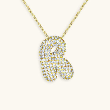 Hailey Bubble Initial Necklace (Bundle)