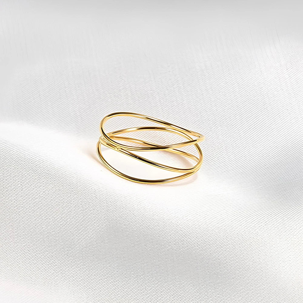 THREE LAYER RING