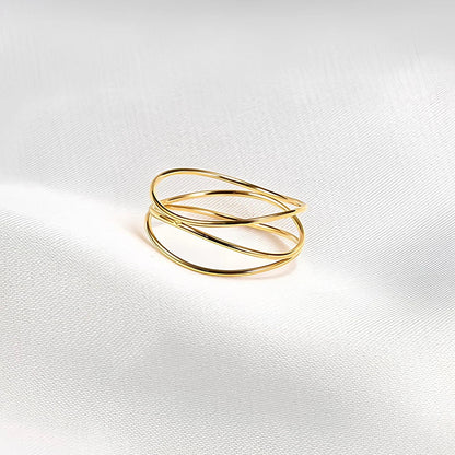 THREE LAYER RING