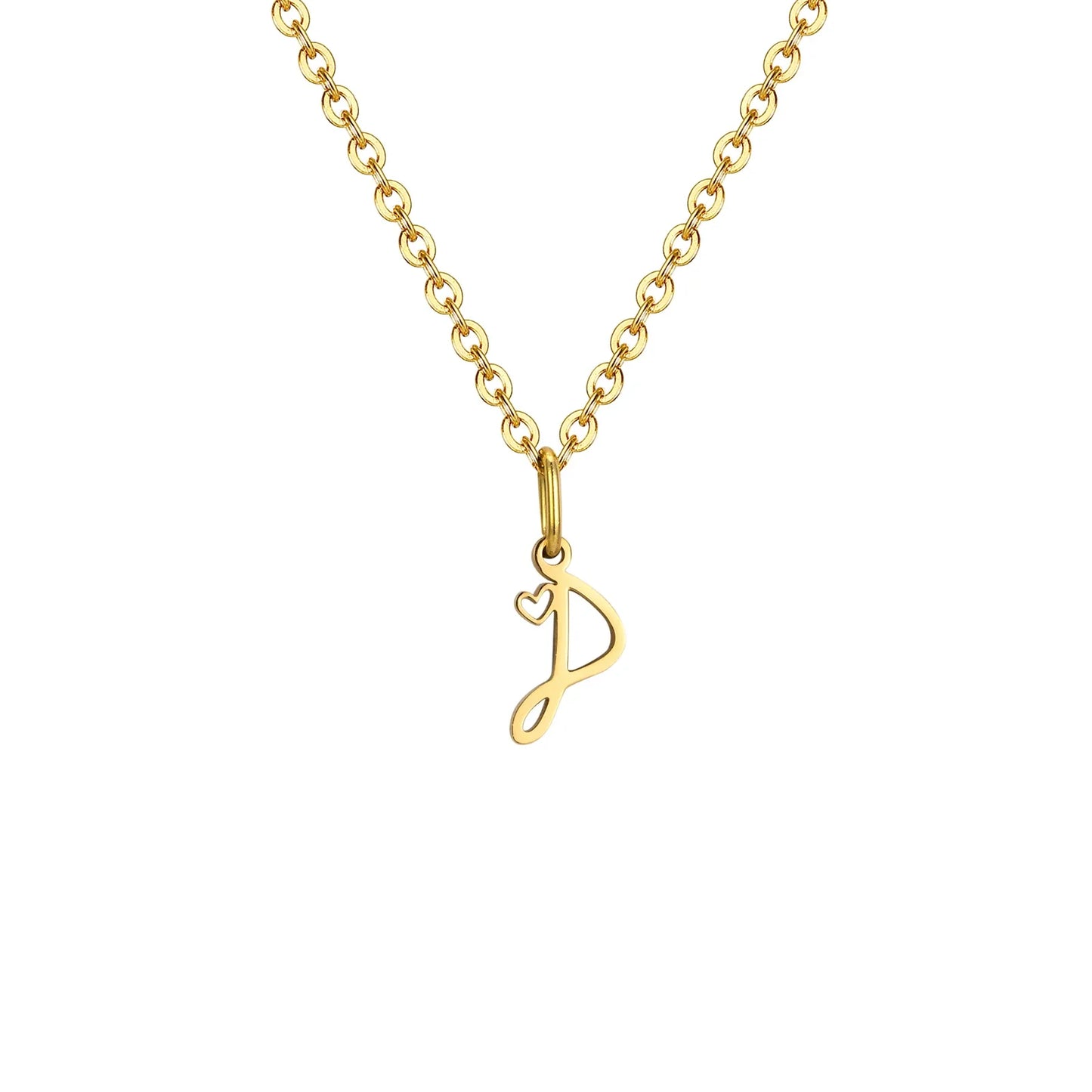HEART INITIAL A-Z NECKLACE