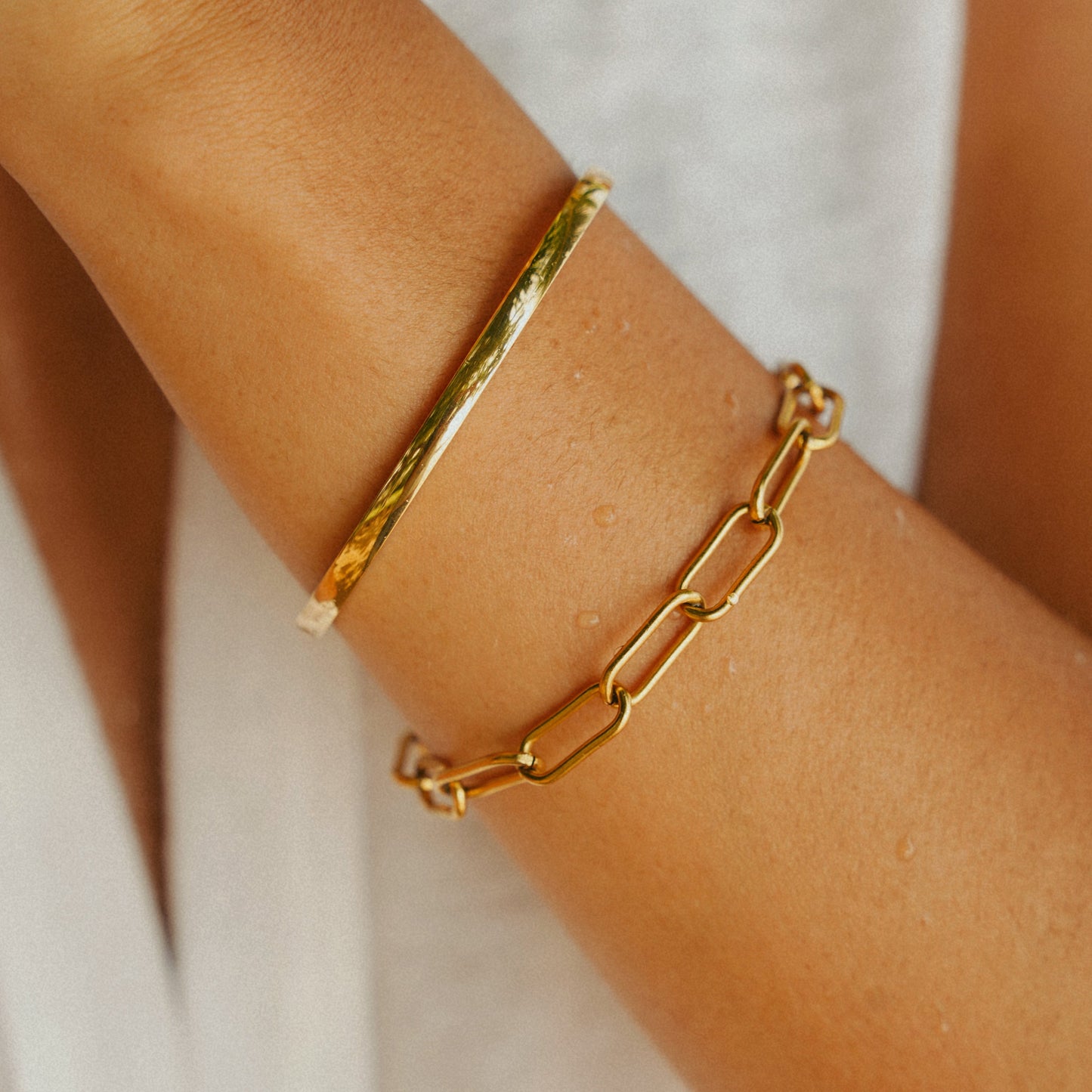 Tulum Chunky Paperclip Bracelet (Bundle)