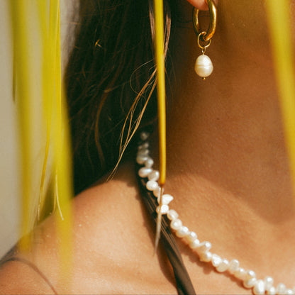 Bethany Pearl Drop Hoop (Bundle)