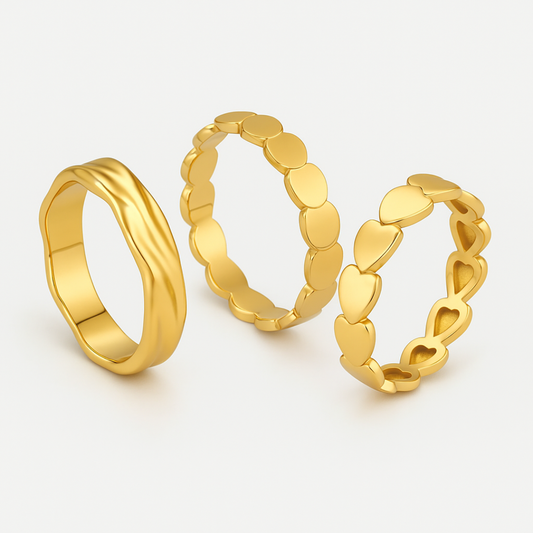 MISS CUTE 3 RING SET