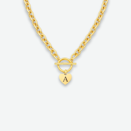 TOGGLE LETTER NECKLACE