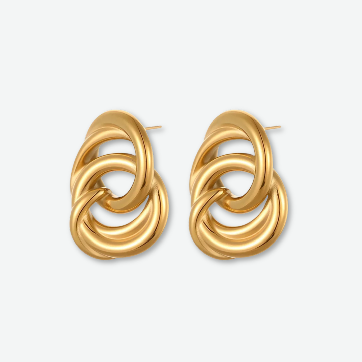 TRIPLE LOOP EARRINGS