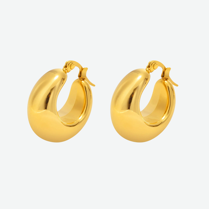 GOLD DOME EARRINGS