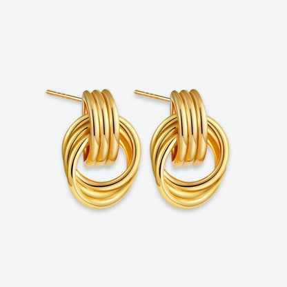 INTERLOCK STATEMENT EARRINGS
