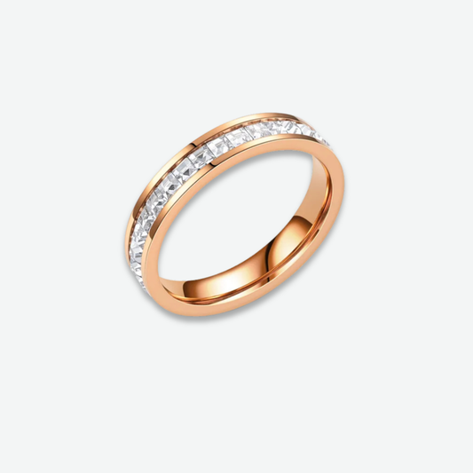 LUXE ETERNITY RING - ROSE GOLD