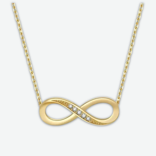 INFINITY - DIAMOND NECKLACE / 18K GOLD