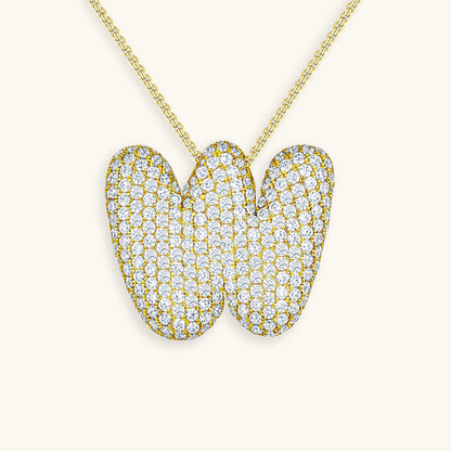 Hailey Bubble Initial Necklace (Bundle)