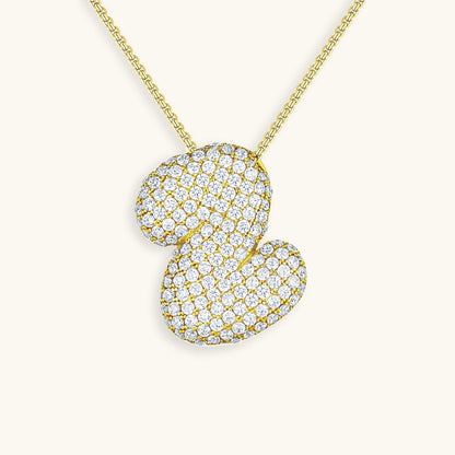 Hailey Bubble Initial Necklace (Bundle)
