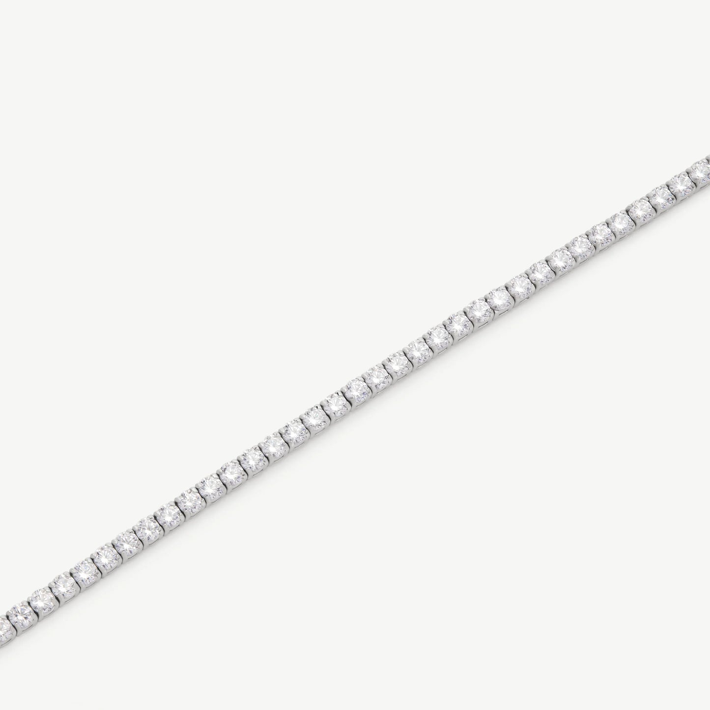 Timeless Halo Silver Tennis Bracelet Dazzling Brilliant Stones Elegant Everyday Sparkle